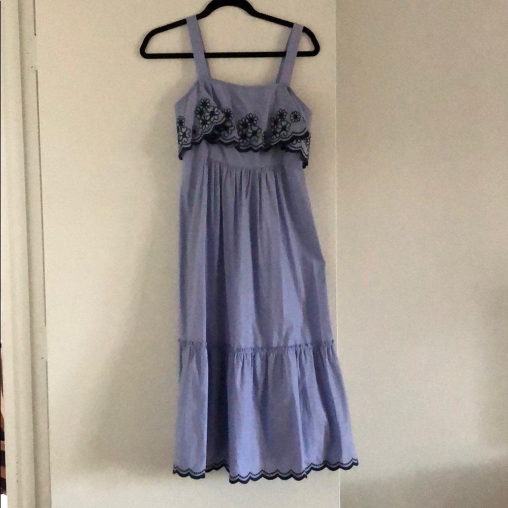 Kate Spade size XS blue midi dress